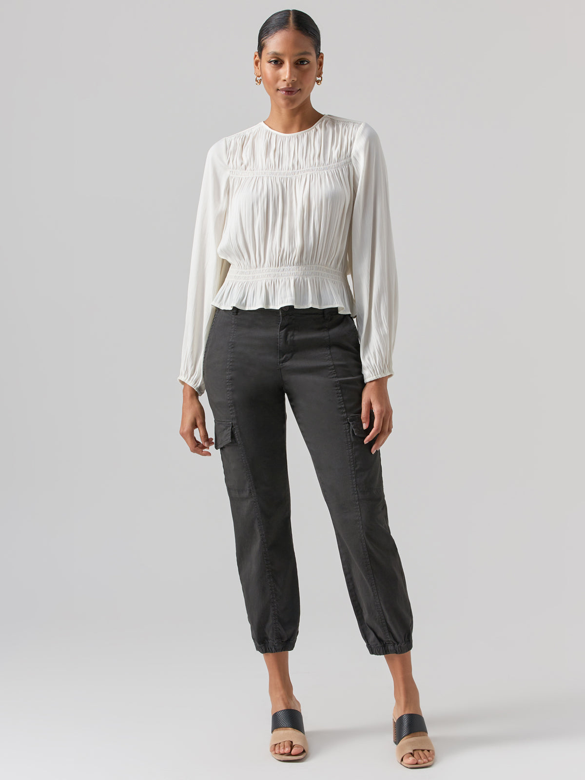 More Than Perfect Blouse Chalk
