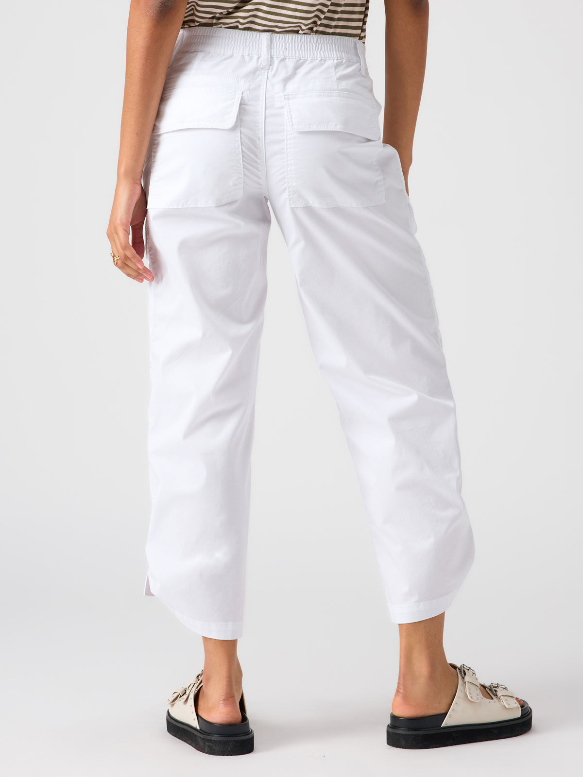 Cali Cargo Standard Rise Pant White
